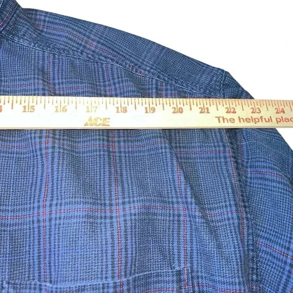 Structure Sz L Urbanwear Plaid Buttondown Shirt Cozy Heavyweight‎ Outdoor - Picture 3 of 7